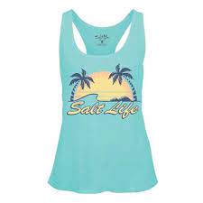 Salt Life Women's Island Living Tank Racer Back Tank,