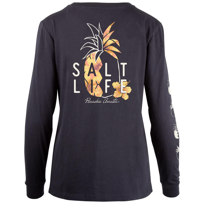 Salt Life, Woman's, Pineapple Split, LS,