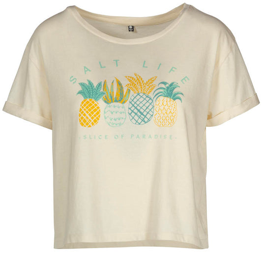 Salt Life, Woman's, Maui Wowie ,SS, Crop, Natural, XL