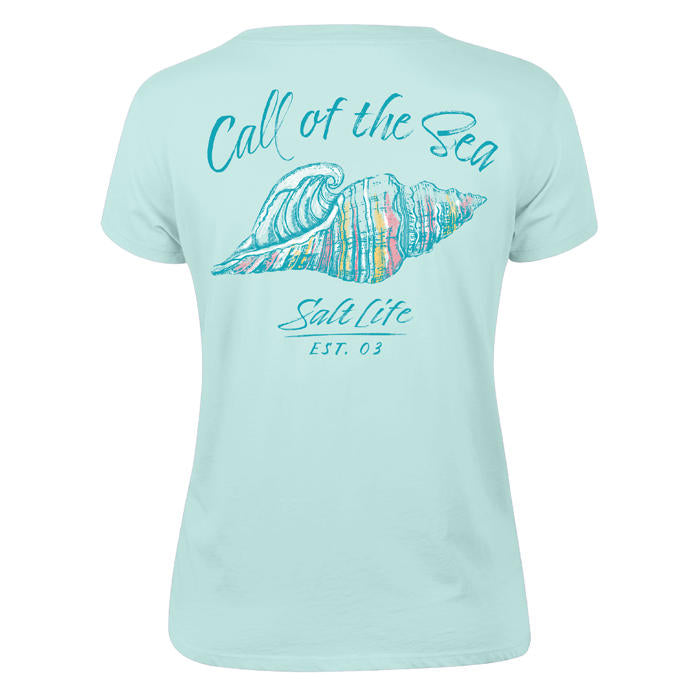 Salt Life, Woman's, Queen Conch ,SS, T-Shirt, Soothing Sea, S