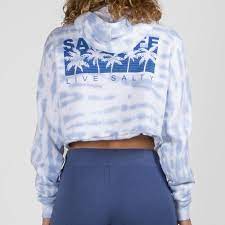 Salt Life Women's Palm Daze Over Sized Pullover Hoodie,