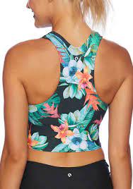 Salt Life Women's Blue Hawaiian Sports Bra SLX