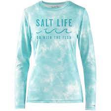 Salt Life Women's Go With The Flow Performance SLX LS,