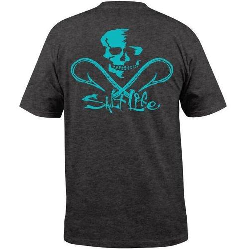 Salt Life Men's Salt Life Skull and Hooks Pocket Tee