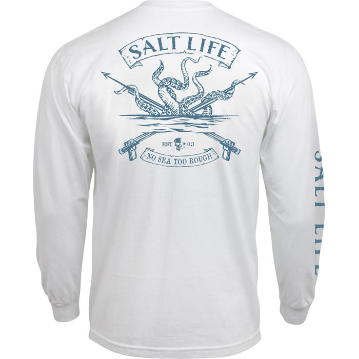 Salt Life Men's, Octo Spears, LS T-shirt,