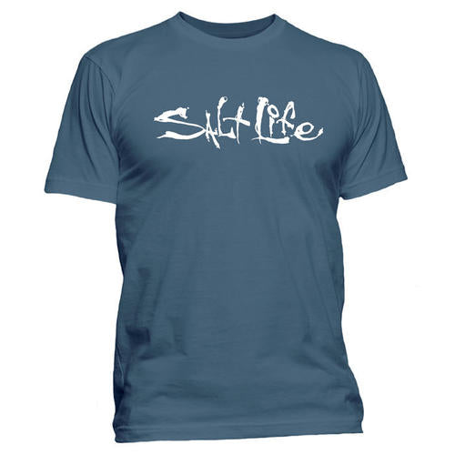 Salt Life, Men's, Signature, SS, No PKT, T-shirt, Athletic Heather,