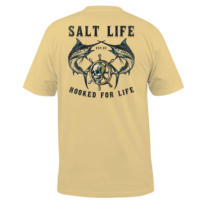 Salt Life Men's, Hooked For Life, SS,T-shirt,