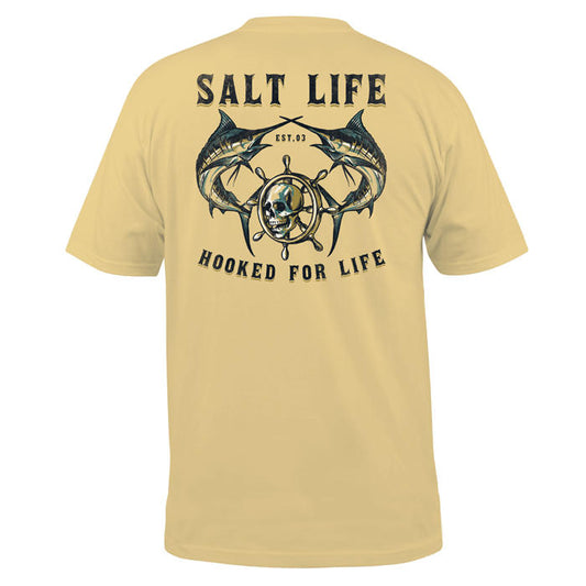 Salt Life Men's, Hooked For Life, SS,T-shirt,