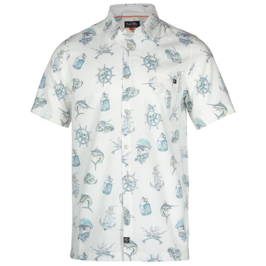Salt Life Men's, Tell No Tales, SS , Button,