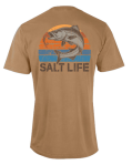 Salt Life Men's, Snook Life, Non-PKT, SS, Salt Wash TEE