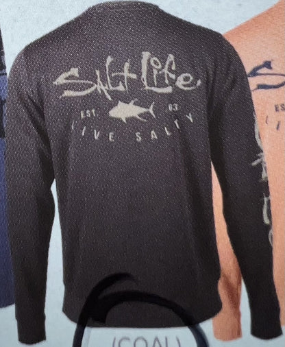 Salt Life, Voyage Tried and True, LS, True Fleece, Hoodie,