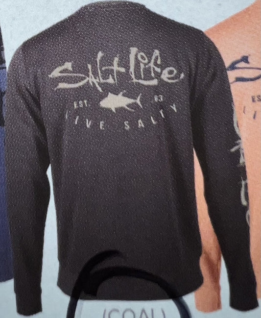 Salt Life, Voyage Tried and True, LS, True Fleece, Hoodie,