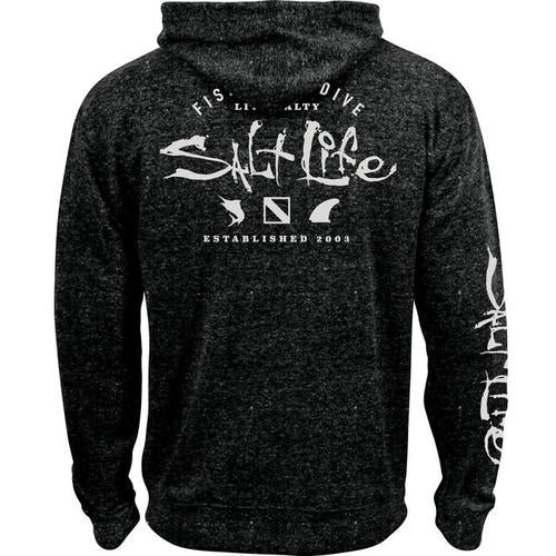 Salt Life, Dry Dock, Hoodie, Black Snow, 2XL