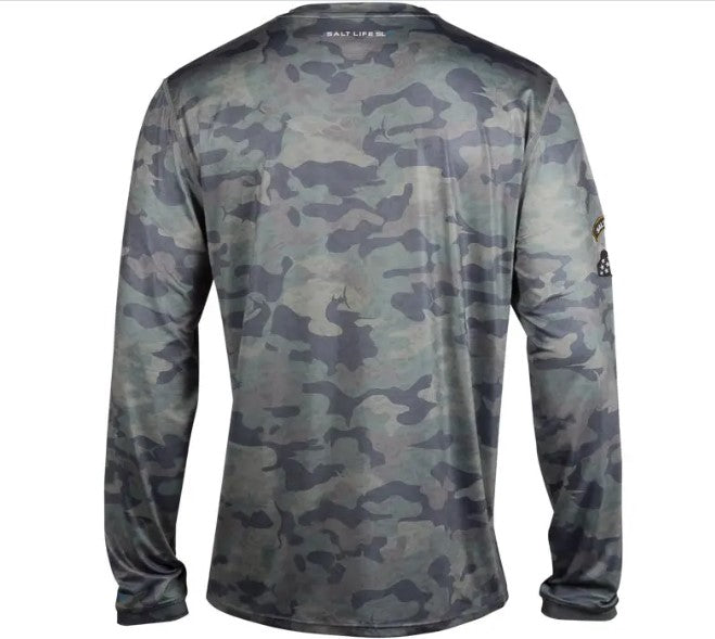 Salt Life Men's Rogue Long Sleeve Performance Pocket Tee