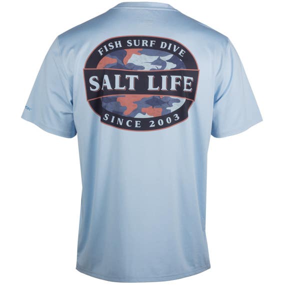 Salt Life Men's Rogue Badge Short Sleeve Performance Pocket Tee