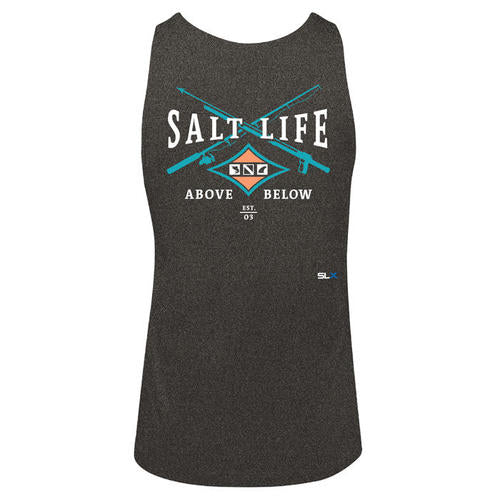 Salt Life, Men's, Angler Tactics ,SLX, Tank, Black, XL