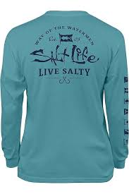 SL, Men's, Aquatic Quest,  Long Sleeve SLX Performance Shirt,