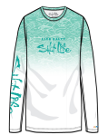 Salt Life Men's, Current And Catch Fade, SLX, LS, Crew, NP,