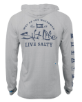 Salt Life Men's, Ocean Kin 2, Non-PKT, LS, Hood, SLX