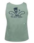 Salt Life Men's, Skull And Hook, SLX, Tank, Crew, NP,