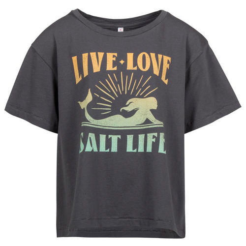 Salt Life, Youth, Sea Maiden, Crop Top, Tee,