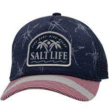 Salt Life Salty Honor Youth Hat Navy