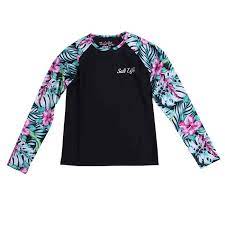 Salt Life Blue Hawaiian Longsleeve Youth