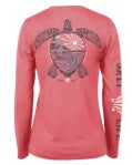 Salt Life Women's, Turtle, LS, Non Pocket Crew SLX,