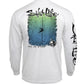 Salt Life Men's Hook Line And Sinker Fade Long Sleeve Shirt