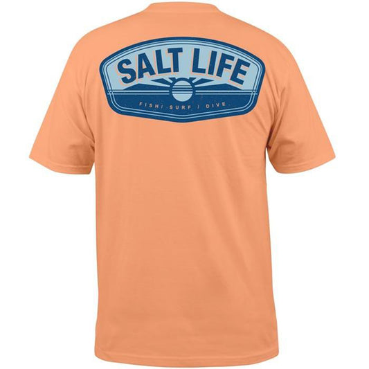 Salt Life Men's Sunset Badge Pocket T-shirt