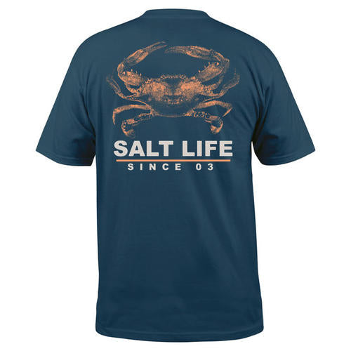 Salt Life Men's, Crab Life, SS,PKT, T-shirt,