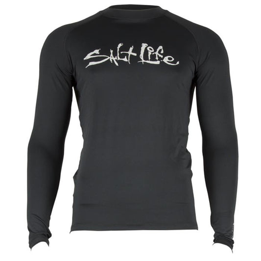 Salt Life Men's Daybreak Fitted Long Sleeve Rash Guard Shirt