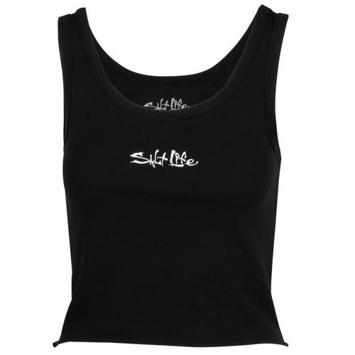 Salt Life, Woman's,Signature, Tank, Scoop Neck, Crop,