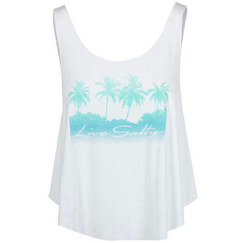 Salt Life, Woman's, Mirage Palm, Tank, Crop,