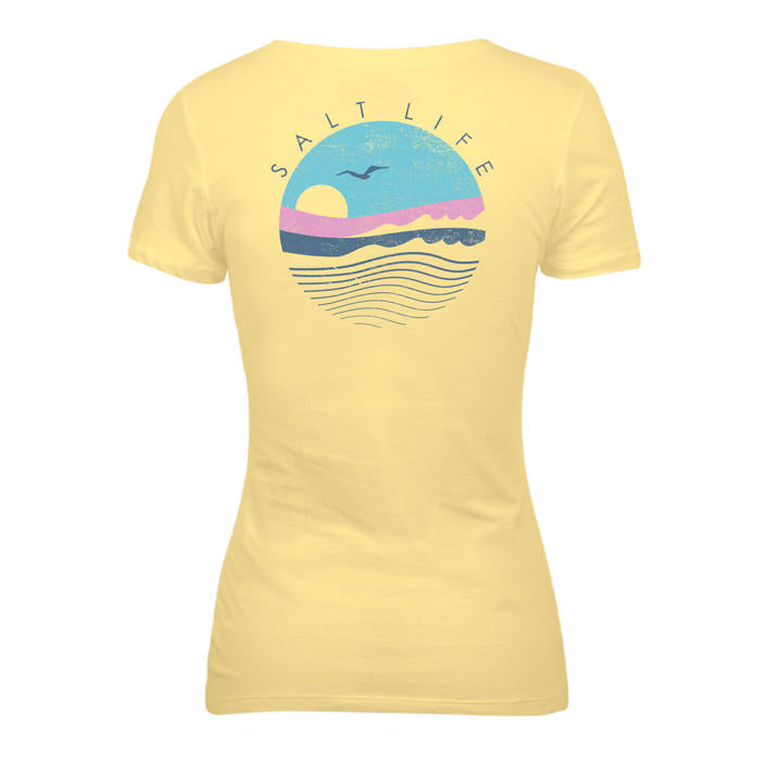 Salt Life, Woman's, Horizon, SS, V-neck, Fitted