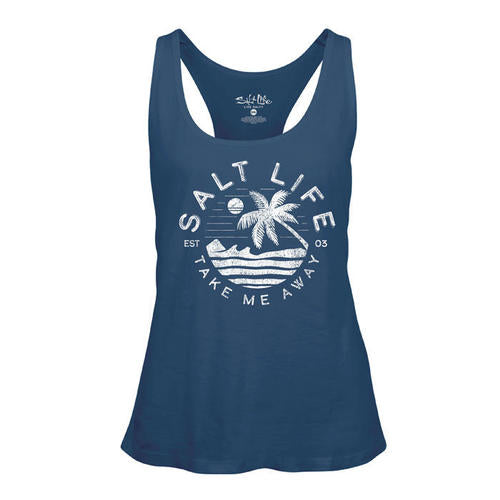 Salt Life, Woman's, Drift Away, Tank, Racerback,