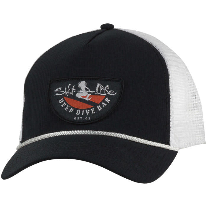 Salt Life Men's, Deep Dive Bar, Hat, Black