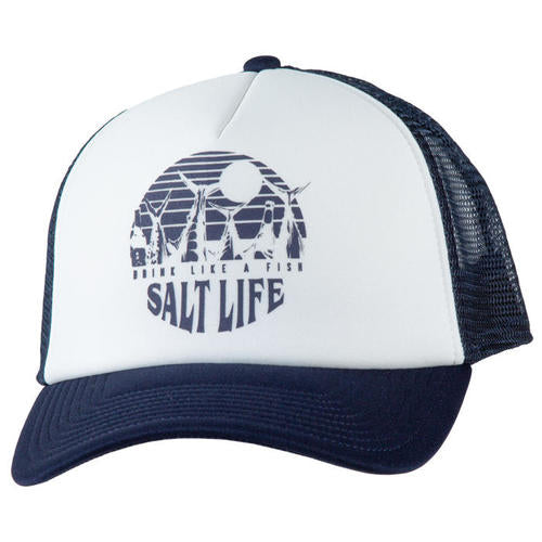Salt Life Men's,  Drink Like A Fish, Hat, Navy