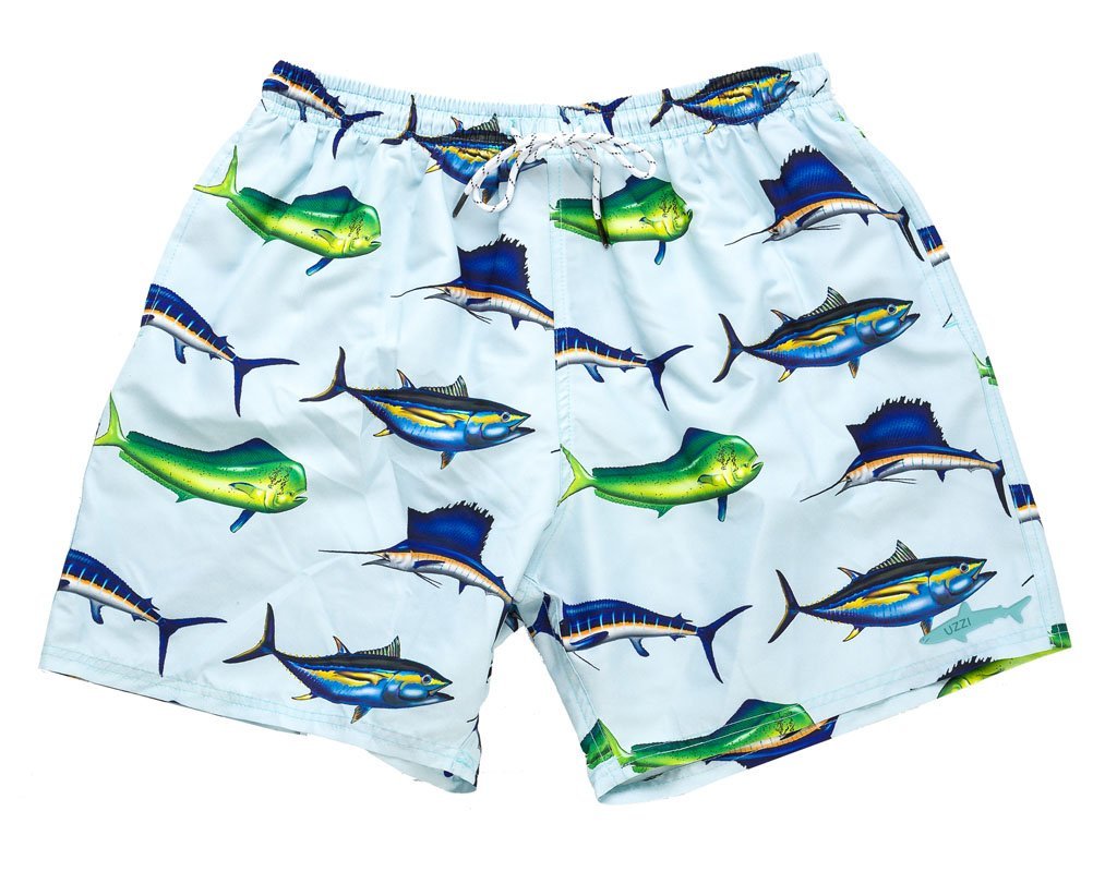 UZZI Men's Swordfish Swim Shorts