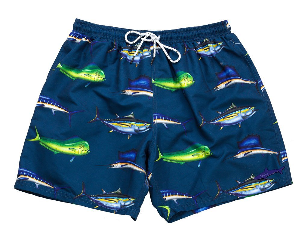 UZZI Men's Swordfish Swim Shorts