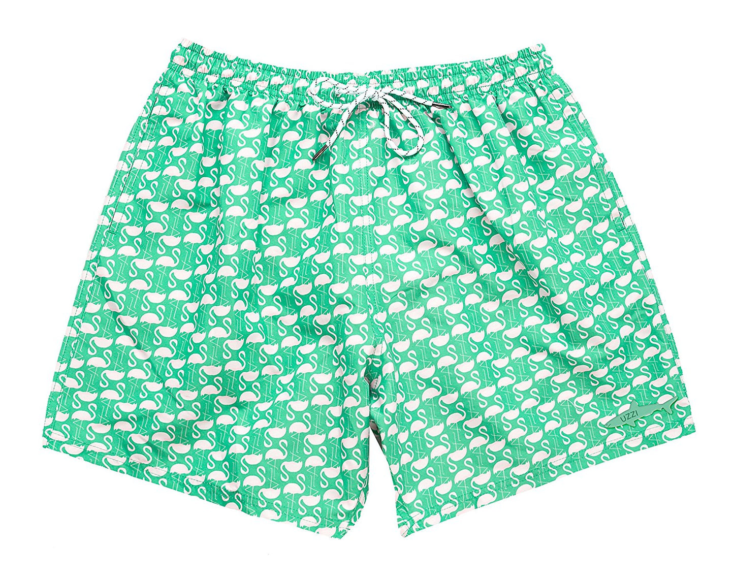 UZZI Men's Flamingos Swim Shorts