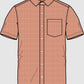 Huk Cross-Dye Teaser Button Short-Sleeve, Blue Fog