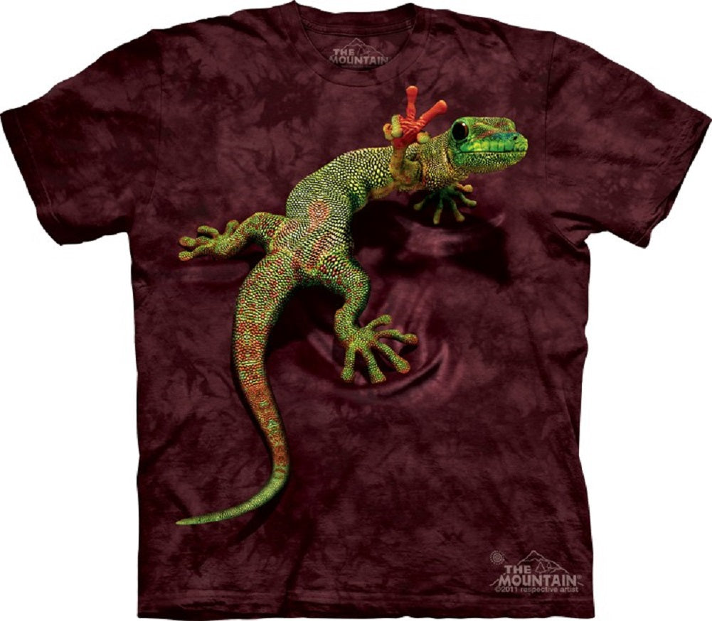 The Mountain Men's Peace Out Gecko Lizard T-Shirt