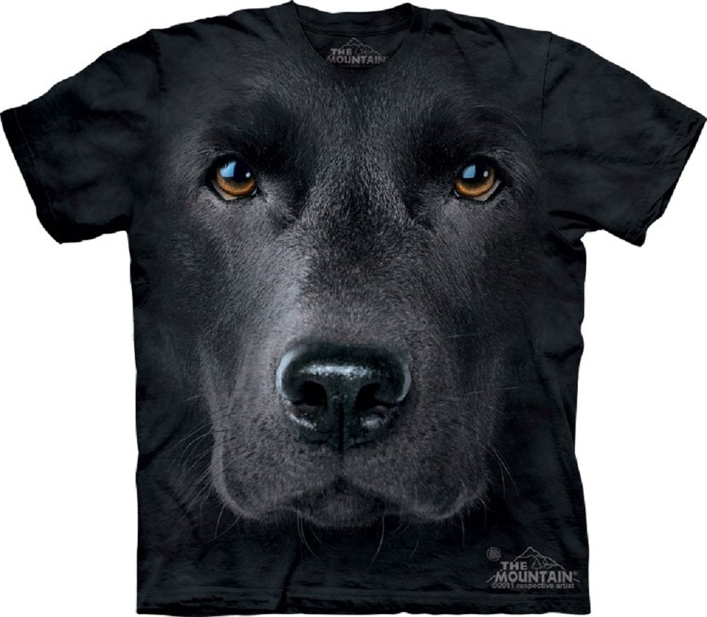 The Mountain Men's Black Lab Labrador T-Shirt