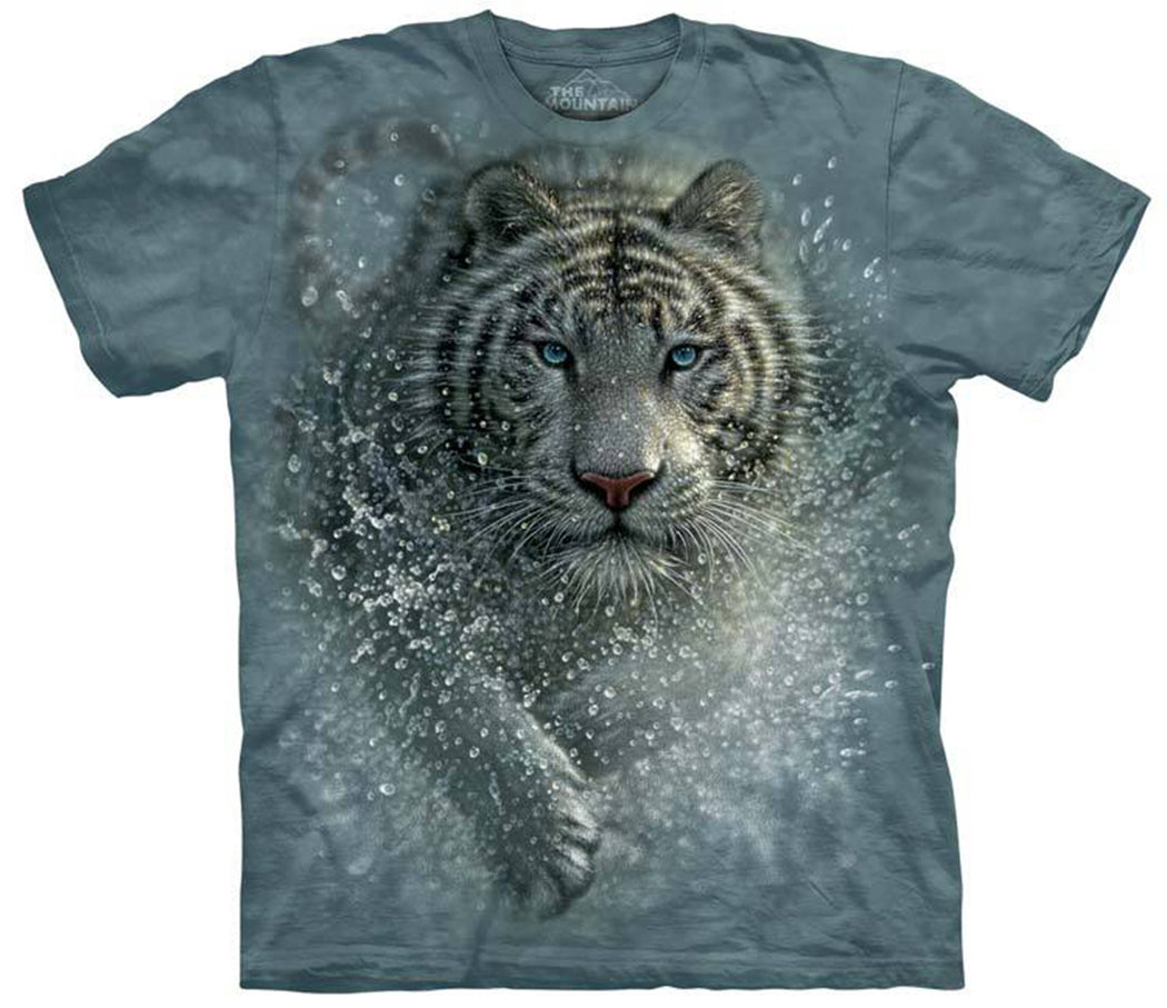 Wet & Wild White Tiger The Mountain Men's T-Shirt