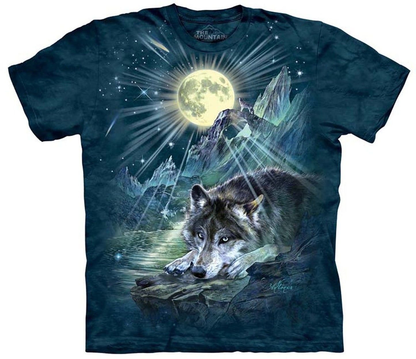 Wolf Night Symphony The Mountain Men's T-Shirt