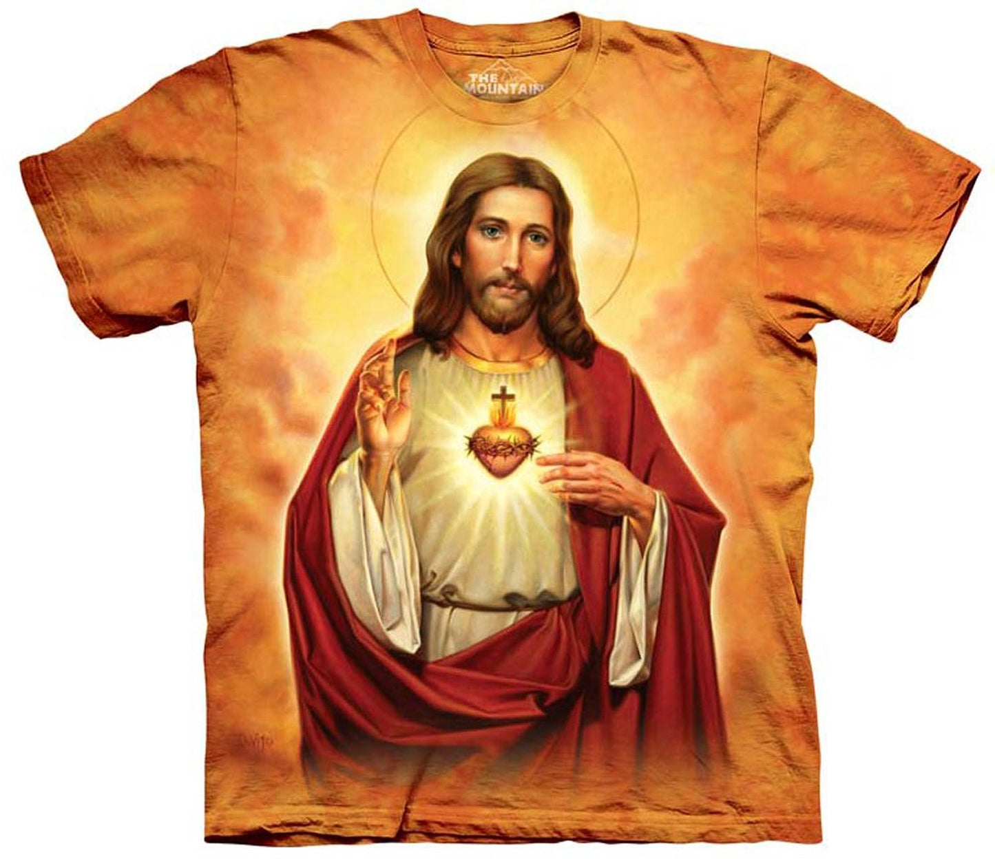 Sacred Heart Jesus The Mountain Men's T-Shirt