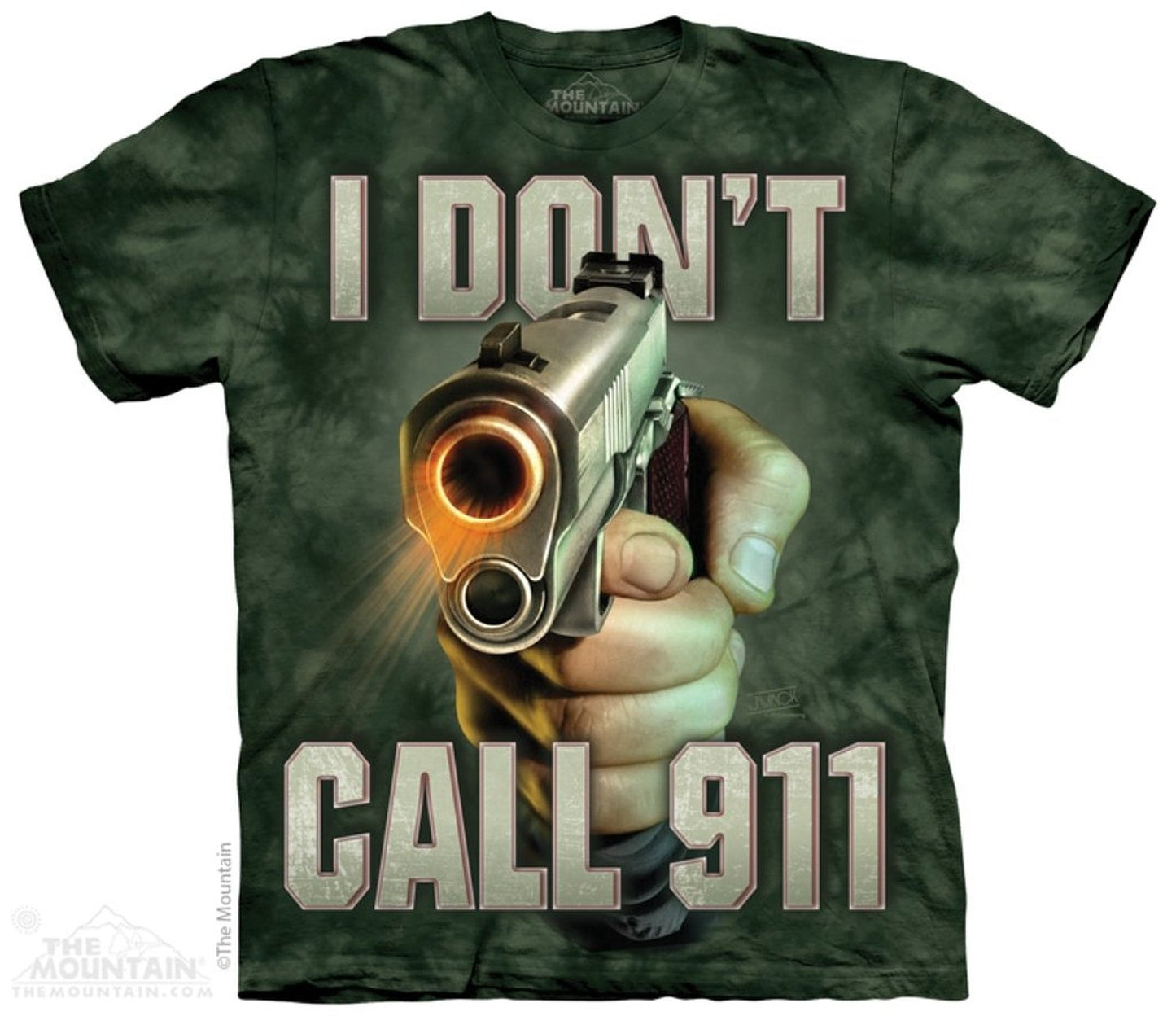 The Mountain Men's I Don't Call 911 I Shoot T-Shirt