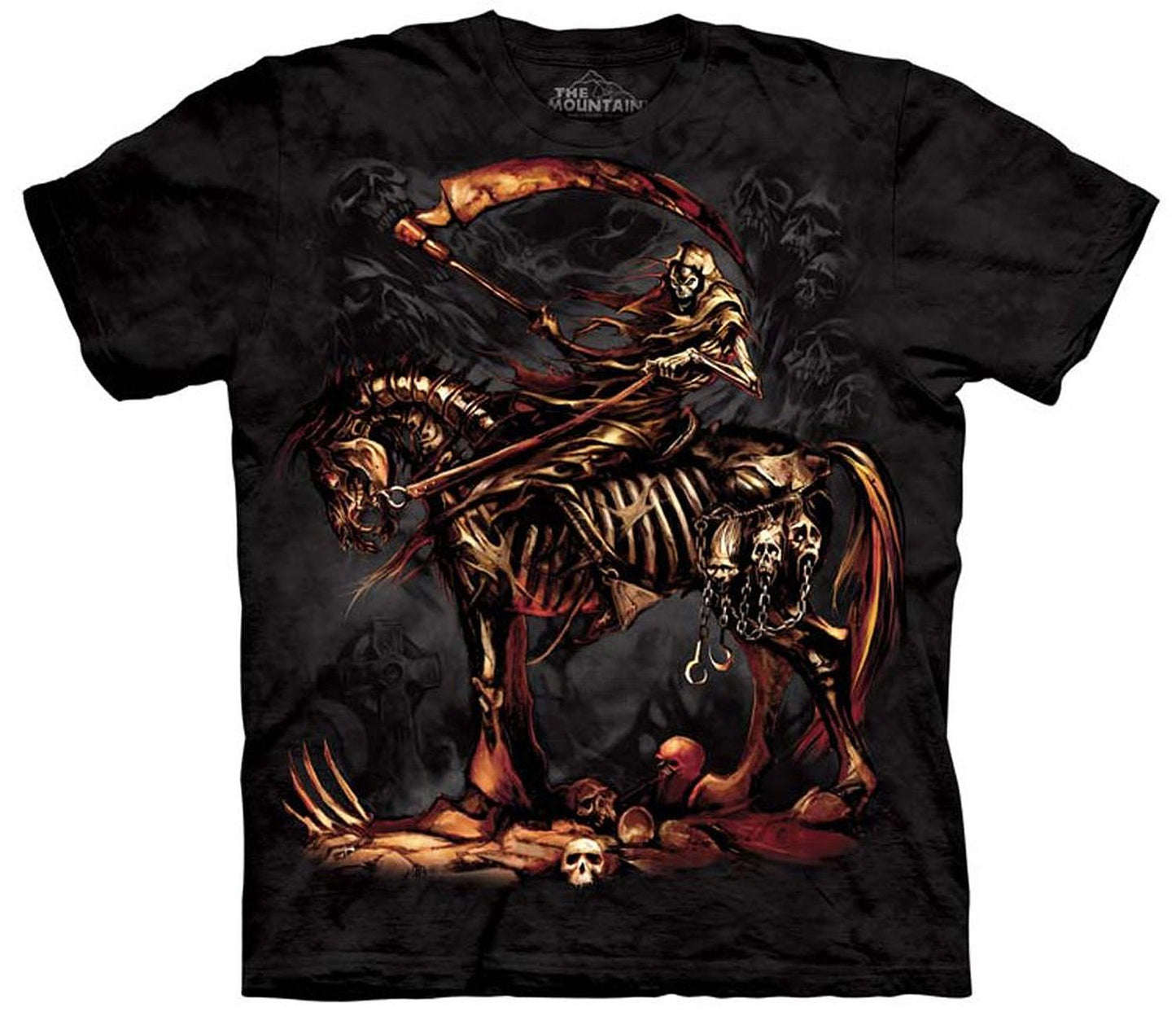 The Mountain Men's Skull-bone Scythe T-Shirt