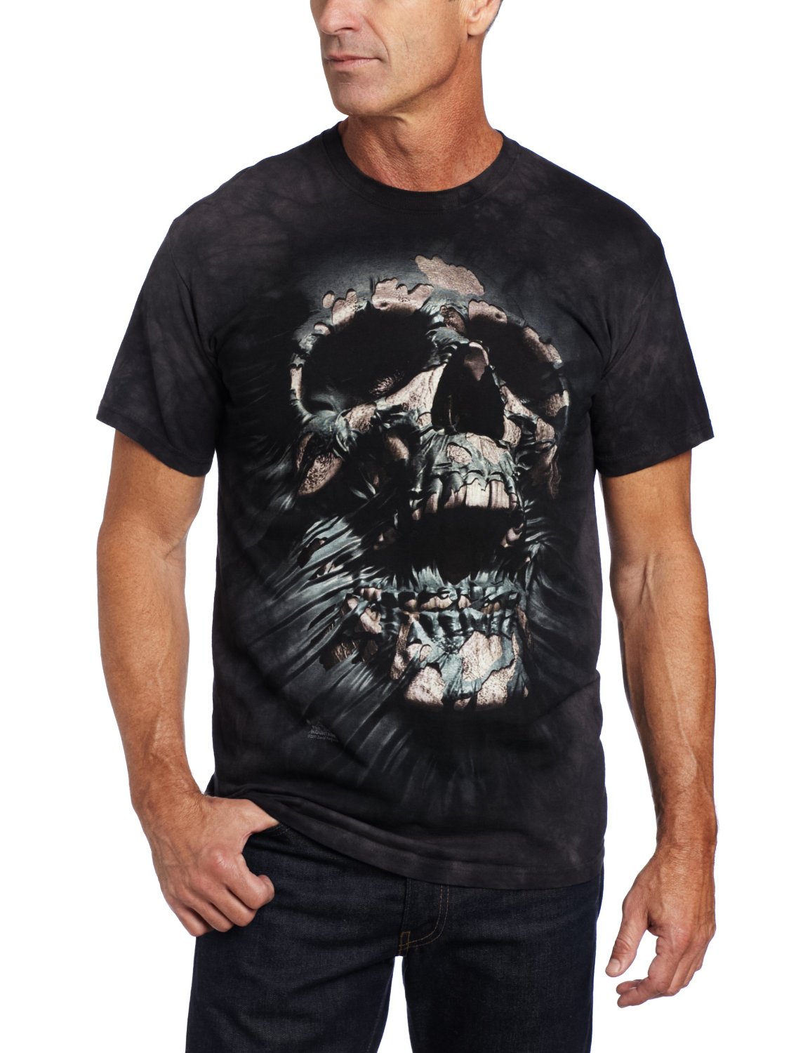 Breakthrough Skull The Mountain Adult T-Shirt